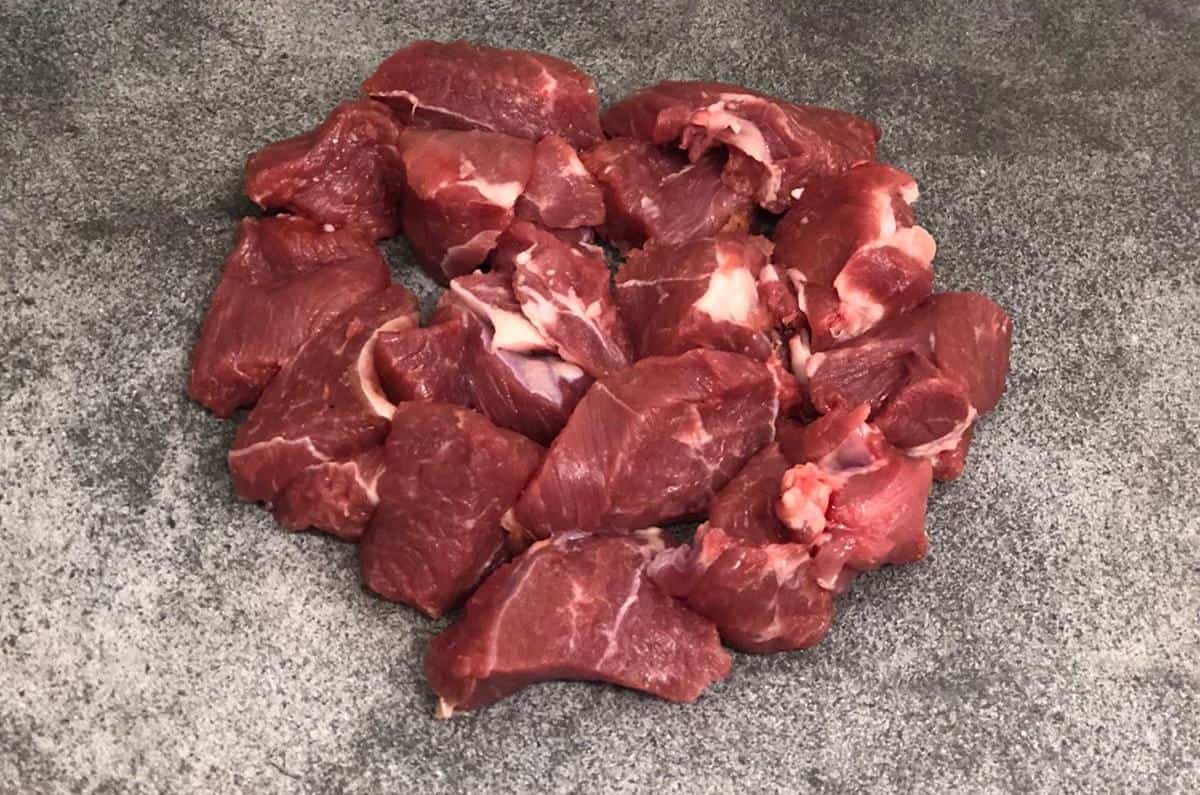Diced Lamb