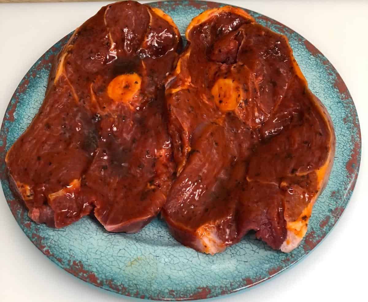 Minted Lamb Leg Steak