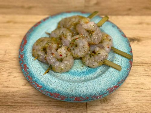 Garlic Prawn Skewers