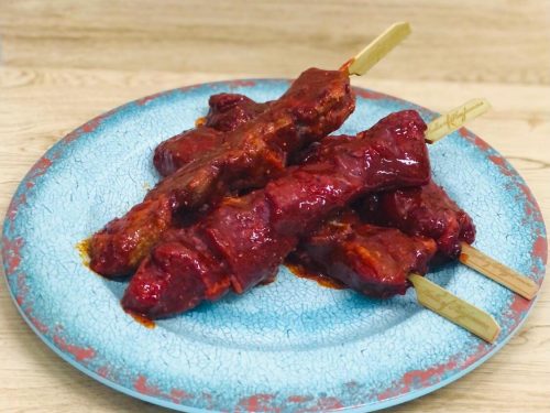 Fiery Steak Sticks