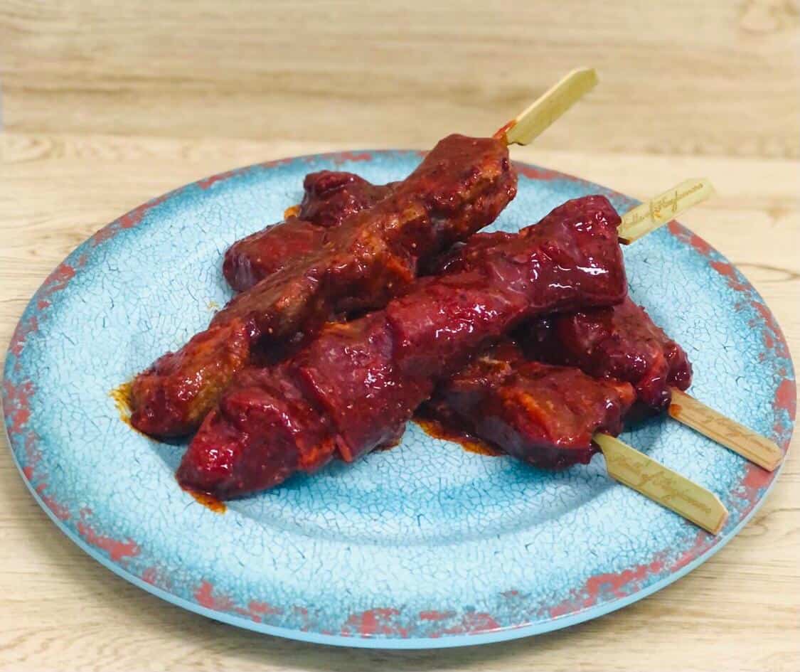 Fiery Steak Sticks