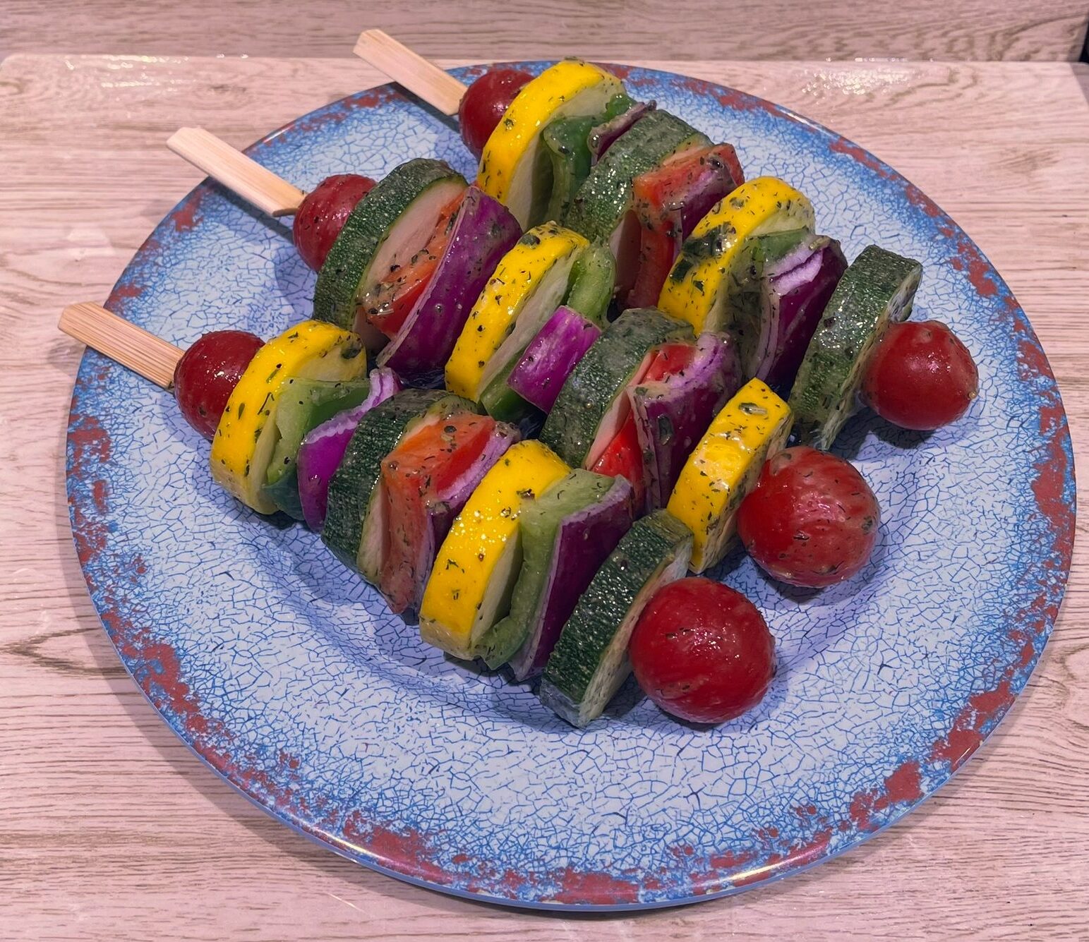 Wild Garlic Veggie Kebab
